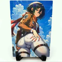 Attack on Titan Mikasa Ackerman Sexy Anime Waifu Girl Goddess Story ACG Art Card - Image 1