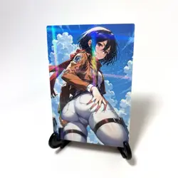 Attack on Titan Mikasa Ackerman Sexy Anime Waifu Girl Goddess Story ACG Art Card - Image 3