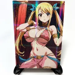 Fairy Tail Lucy Heartfilia Sexy Hot Anime Waifu Girl Lewd Goddess Story Art Card - Image 1