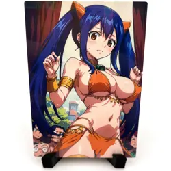 Fairy Tail Wendy Marvell Sexy Hot Anime Waifu Girl Lewd Goddess Story Art Card - Image 3