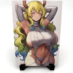 Miss Kobayashi's Dragon Maid Lucoa Sexy Anime Waifu Girl Goddess Story Art Card - Image 1