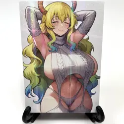 Miss Kobayashi's Dragon Maid Lucoa Sexy Anime Waifu Girl Goddess Story Art Card - Image 2
