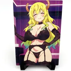 Miss Kobayashi's Dragon Maid Lucoa Sexy Anime Waifu Girl Goddess Story Art Card - Image 1