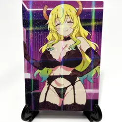 Miss Kobayashi's Dragon Maid Lucoa Sexy Anime Waifu Girl Goddess Story Art Card - Image 2