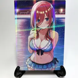 The Quintessential Quintuplets Miku Nakano Sexy Anime Waifu Goddess Story Card - Image 1