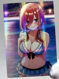 The Quintessential Quintuplets Miku Nakano Sexy Anime Waifu Goddess Story Card - Image 3