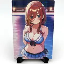 The Quintessential Quintuplets Miku Nakano Sexy Anime Waifu Goddess Story Card - Image 5