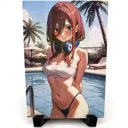 The Quintessential Quintuplets Miku Nakano Sexy Anime Waifu Girl Goddess Card - Image 4