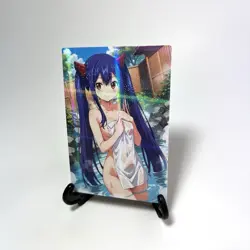 Fairy Tail Wendy Marvell Sexy Hot Lewd Anime Waifu Girl Goddess Story Art Card - Image 2