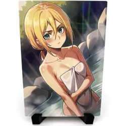 Attack on Titan Historia Reiss Sexy Hot Anime Waifu Girl Goddess Story Art Card - Image 3