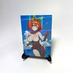 The Quintessential Quintuplets Yotsuba Nakano Sexy Anime Waifu Goddess Art Card - Image 2