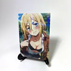 Attack on Titan Historia Reiss Sexy Hot Anime Waifu Girl Goddess Story Art Card - Image 2