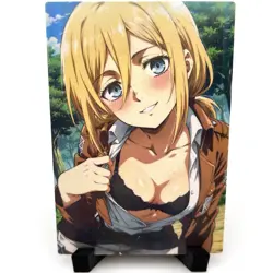 Attack on Titan Historia Reiss Sexy Hot Anime Waifu Girl Goddess Story Art Card - Image 3