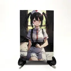Date A Live Kurumi Tokisaki Anime Waifu Nurse Sexy Doujin Girl Goddess Art Card - Image 2
