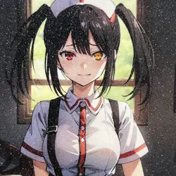 Date A Live Kurumi Tokisaki Anime Waifu Nurse Sexy Doujin Girl Goddess Art Card - Image 3
