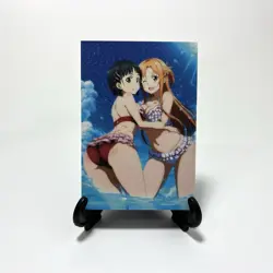 Sword Art Online Leafa Asuna Sexy Hot Bikini Anime Waifu Girls Goddess Art Card - Image 2