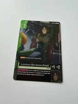 Gundam Card Game ST07-011 Lockon Stratos Neil Alt Art - Near Mint - Image 4