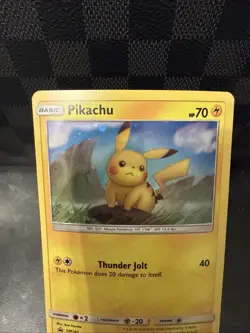 Pokemon Pikachu SM183 Promo Holo SM TCG Card English Basic Thunder Jolt 70 HP - Image 4