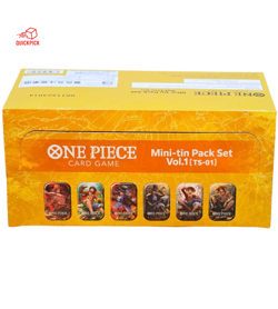 One Piece Card Game Mini-tin Pack Set Vol.1 Asian Limited - Set of 12 Mini Tins - Image 1