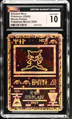 CGC 10 GEM MINT Ancient Mew POKEMON MOVIE 2000 Movie Promo Pokemon Card 002 - Image 1
