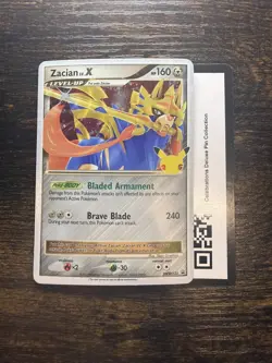 Zacian LV. X SWSH135 SWSH: Sword & Shield Promo Cards Holo & Code Card - Image 1