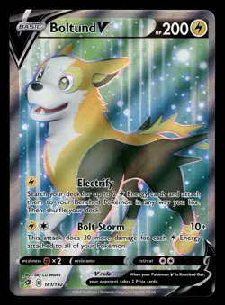 Boltund V 181/192 Ultra Rare Rebel Clash Pokemon Card - Image 1