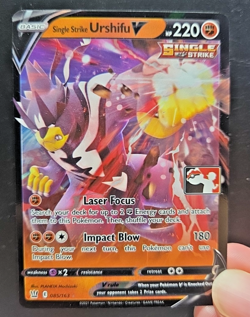 Single Strike Urshifu V 085/163 Prize Pack Series Cards Holo - Image 1