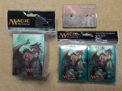 MTG factory sealed Ultra Pro Dragon Deck Box with card sleeves and life counter - Image 1