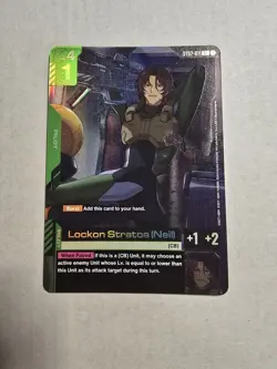 Gundam Card Game Lockon Stratos (Neil) ST07-011 C+ English - Image 1