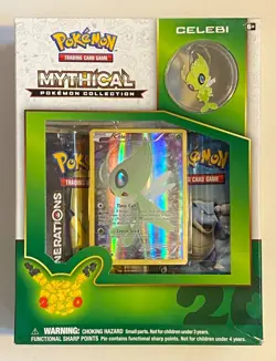 Pokemon Trading Card Game Mythical Pokemon Collection Celebi - Image 1