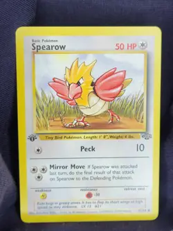 Pokemon TCG Spearow 62/64 Jungle 1st Edition WOTC Common Card - Image 1