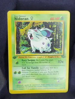 Pokemon Nidoran TCG Jungle Card 57/64 1st Edition Common NM Never Played 1999 - Image 1