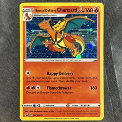 Special Delivery Charizard SWSH075 Pikachu English Sword & Shield Promo Cards - Image 1