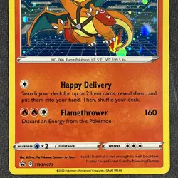 Special Delivery Charizard SWSH075 Pikachu English Sword & Shield Promo Cards - Image 3