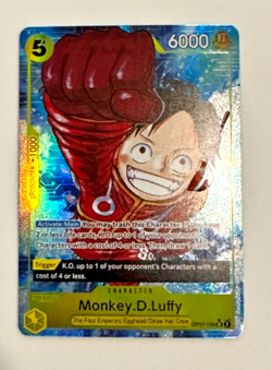 One Piece Card Game Monkey D. Luffy OP07-109 SR Parallel 500 Years in the Future - Image 1