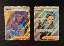 Raifort & Larry’s Skill - Pokemon TCG - 2 Card Lot (Full Art Ultra Rare Holo) - Image 1