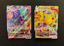 Calyrex & Regieleki - Pokemon TCG - 2 Card Lot (Ultra Rare VMAX Holo) - Image 1