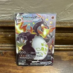 Charizard VMAX SV107/SV122 Shining Fates Ultra Rare Pokemon Card - Image 1