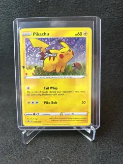 Pikachu SWSH039 General Mills Pokemon TCG Sword Shield Black Star Promo Card - Image 1