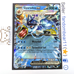 2023 Gyarados EX Double Rare card 045/198 Scarlet & Violet Base Set Pokemon LP - Image 1