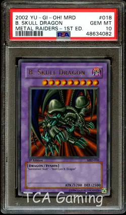 PSA 10 GEM MINT B. Skull Dragon MRD-018 ULTRA RARE 1st Edition Yugioh Card 082 - Image 1