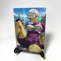Dragon Ball Z Cheelai Sexy Anime Waifu Girl Doujin Lewd Goddess Story Art Card - Image 2