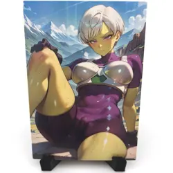 Dragon Ball Z Cheelai Sexy Anime Waifu Girl Doujin Lewd Goddess Story Art Card - Image 3