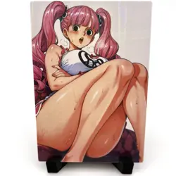One Piece Perona Sexy Anime Waifu Girl Doujin Lewd Goddess Story Holo Art Card - Image 1