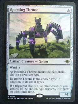 Roaming Throne Foil - LCI - Mtg Card #20S - Image 1