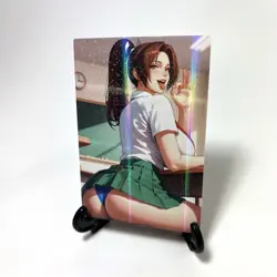 Fatal Fury Mai Shiranui Sexy Anime Waifu Girl Doujin Lewd Goddess Story Art Card - Image 2