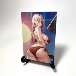 Darling in the Franxx Zero Two Sexy Bikini Anime Waifu Girl Goddess Story Card - Image 2