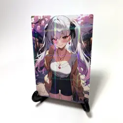 Sexy Hot Cute Anime Waifu Girl Doujin Lewd Goddess Story Holo Paper Art Card - Image 2