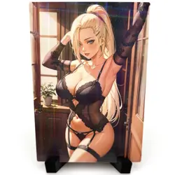 Naruto Ino Yamanaka Sexy Hot Anime Waifu Girl Doujin Lewd Goddess Story Art Card - Image 3
