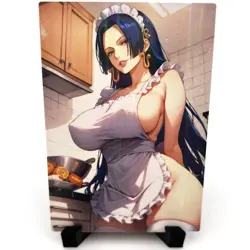 One Piece Boa Hancock Sexy Hot Maid Anime Waifu Girl Lewd Goddess Story Art Card - Image 3
